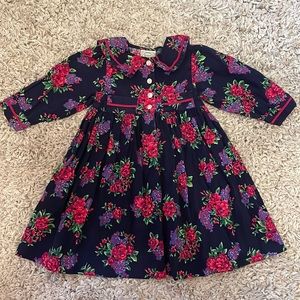 Vintage Boston Traders Floral Dress, Size 2T